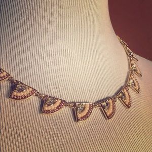 Casablanca 12k Gold Station Necklace